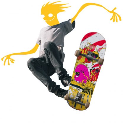 King skateboard deck fly high 5